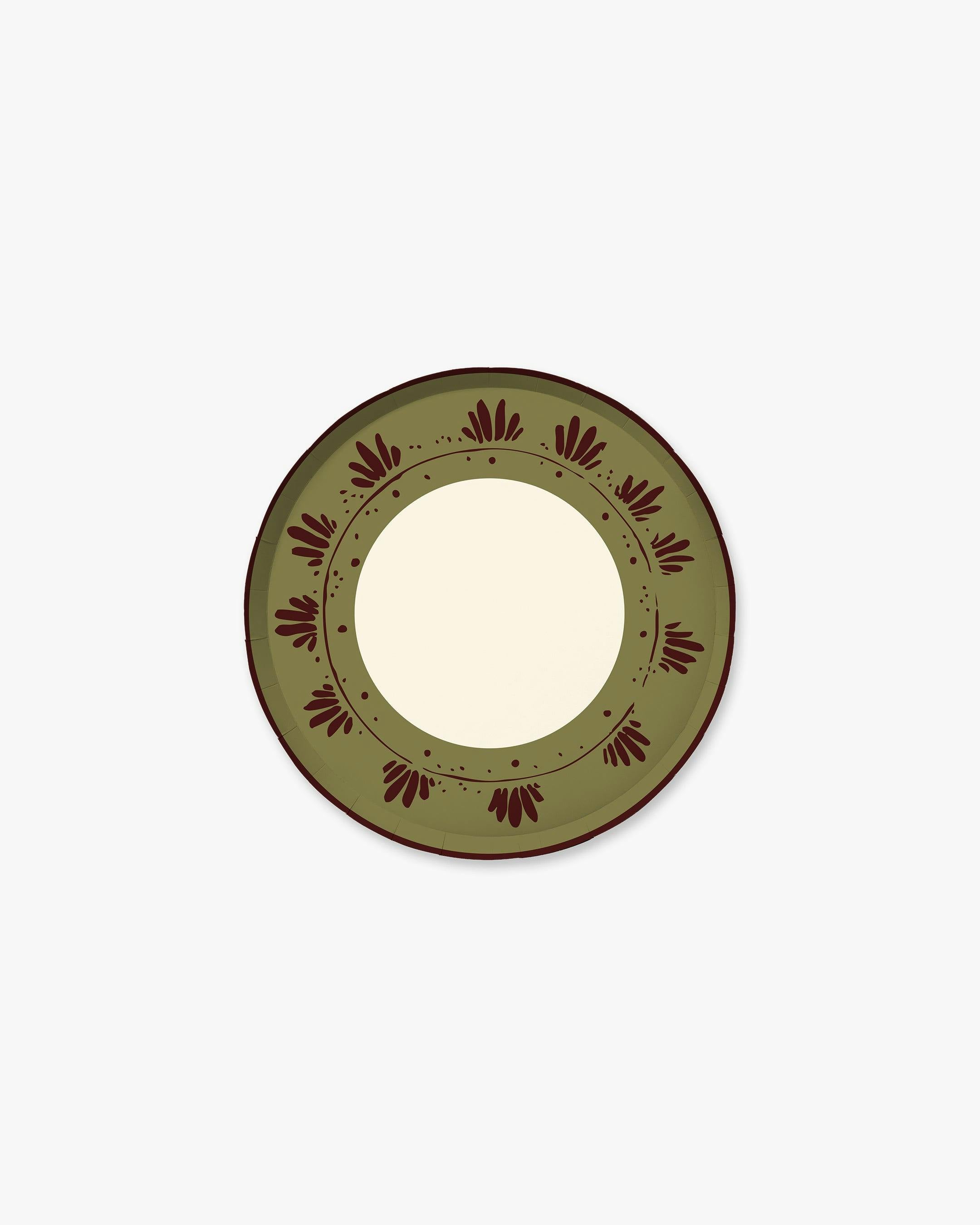 Fleur Hors d'Oeuvres Plate Set - Dirty Martini
