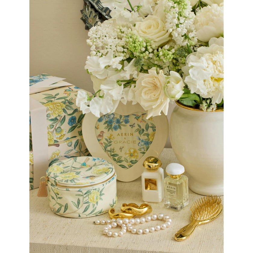 Aerin & Gracie Round Jewelry Case