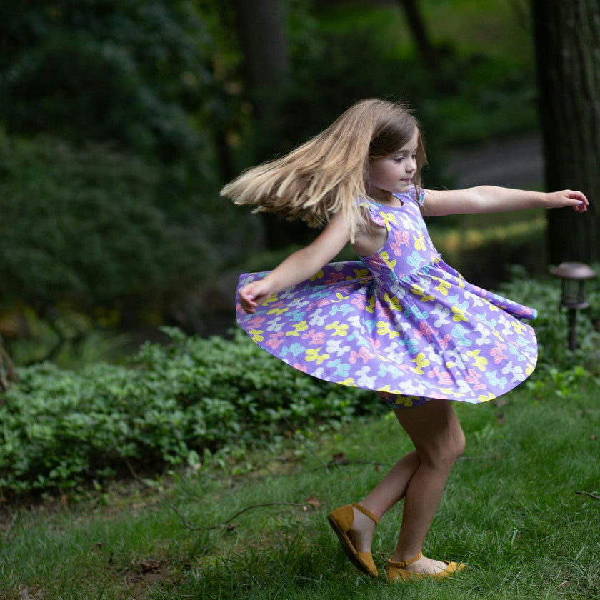 Racer Back Twirly Dress in Balloon Animals