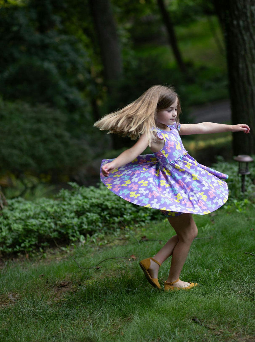 Racer Back Twirly Dress in Balloon Animals