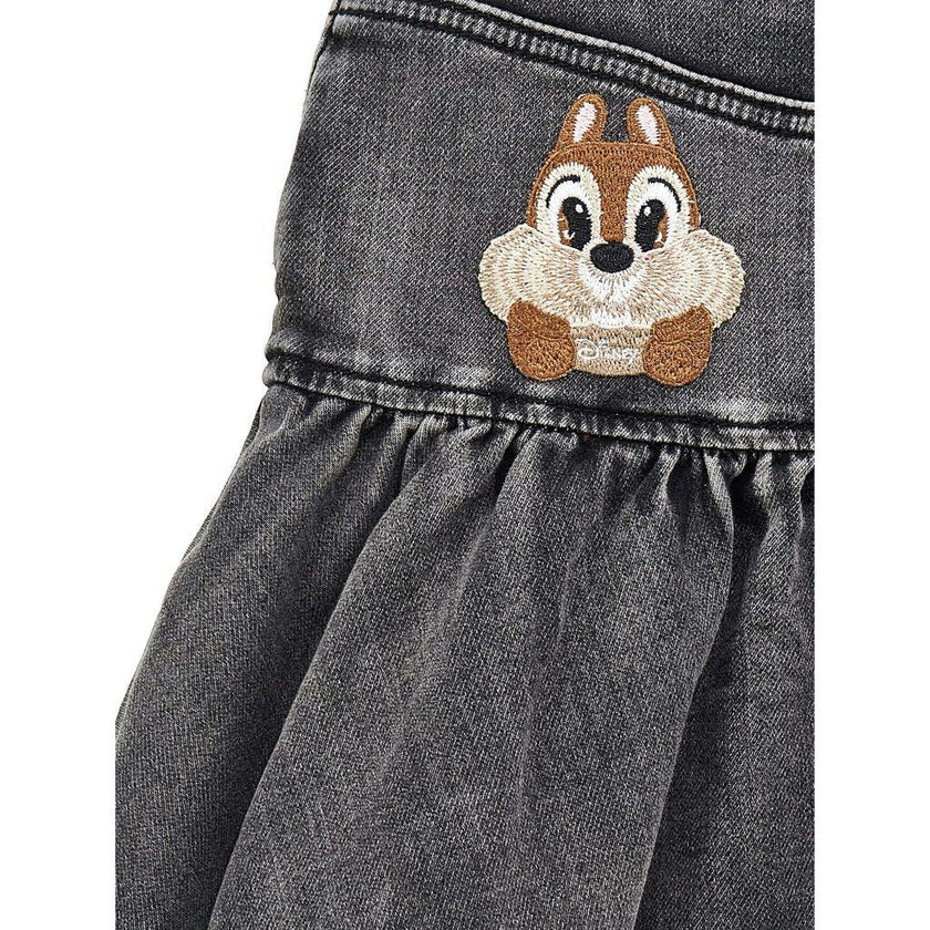 Black Disney Denim Skirt