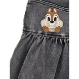 Black Disney Denim Skirt