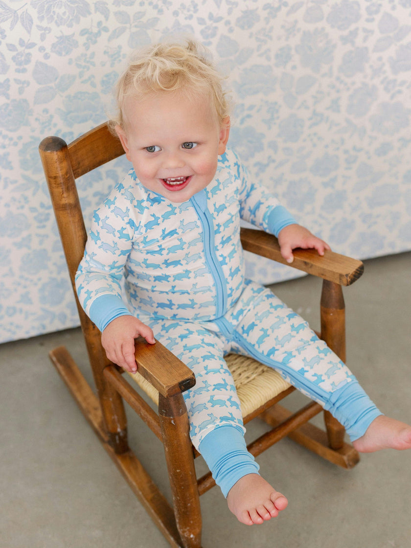 Little Hopper Bamboo Zipper Romper
