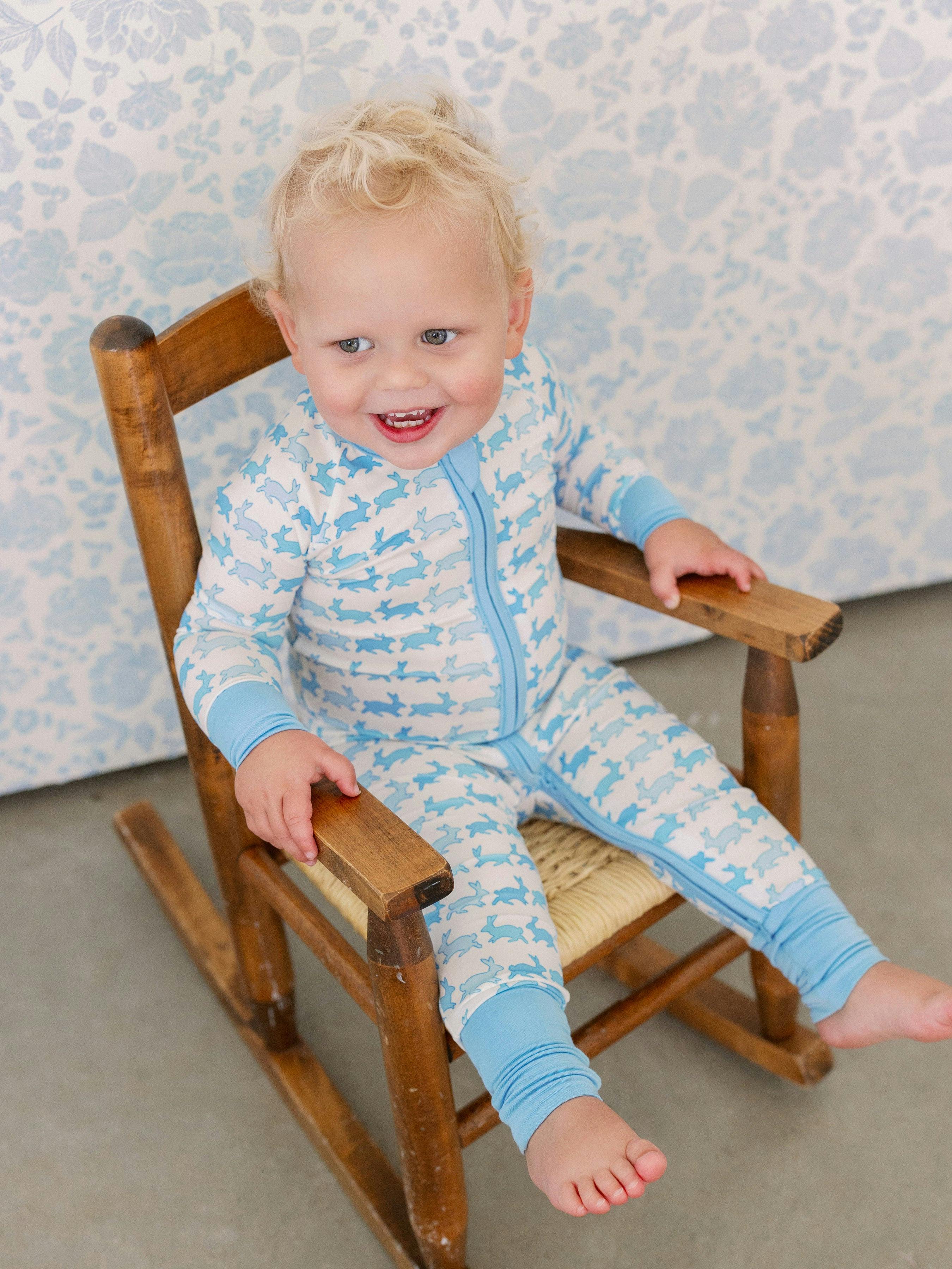 Little Hopper Bamboo Zipper Romper
