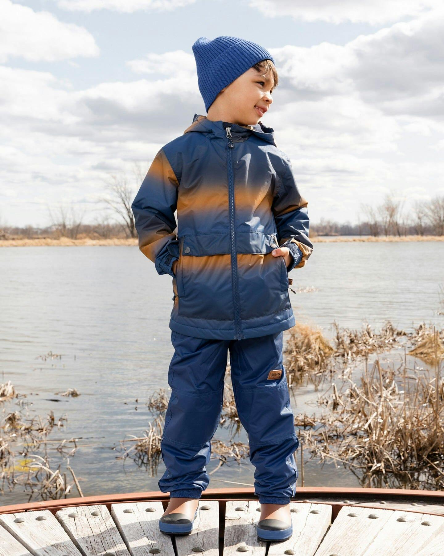 Two-Piece Mid-Season Outerwear Set