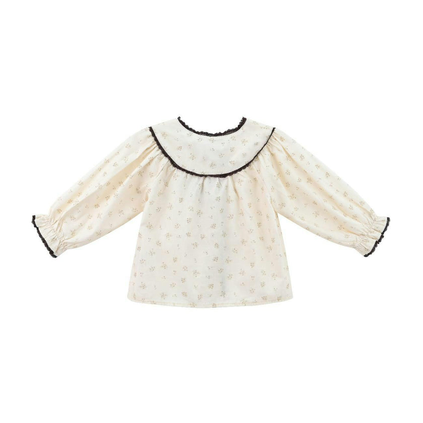 Brown Set with Lace Detail