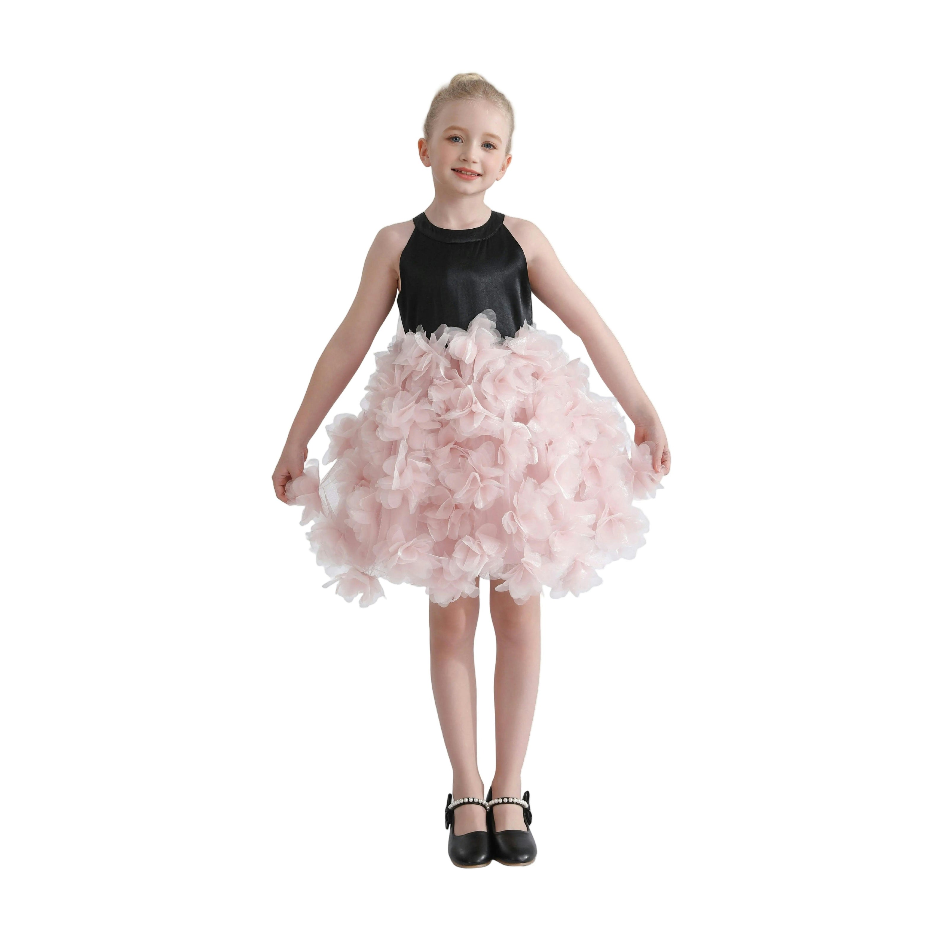 Pink Valentina Tulle Bow Gown