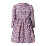 Floral Smocked Button-Front Dress