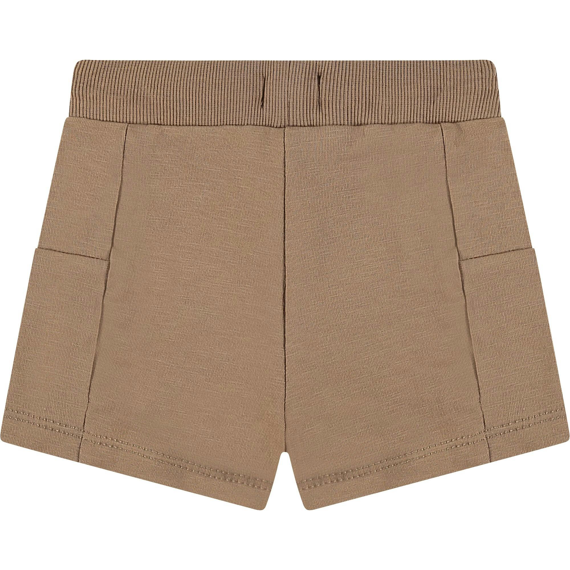 Baby Boy Elastic Drawstring Waist Sweatshorts