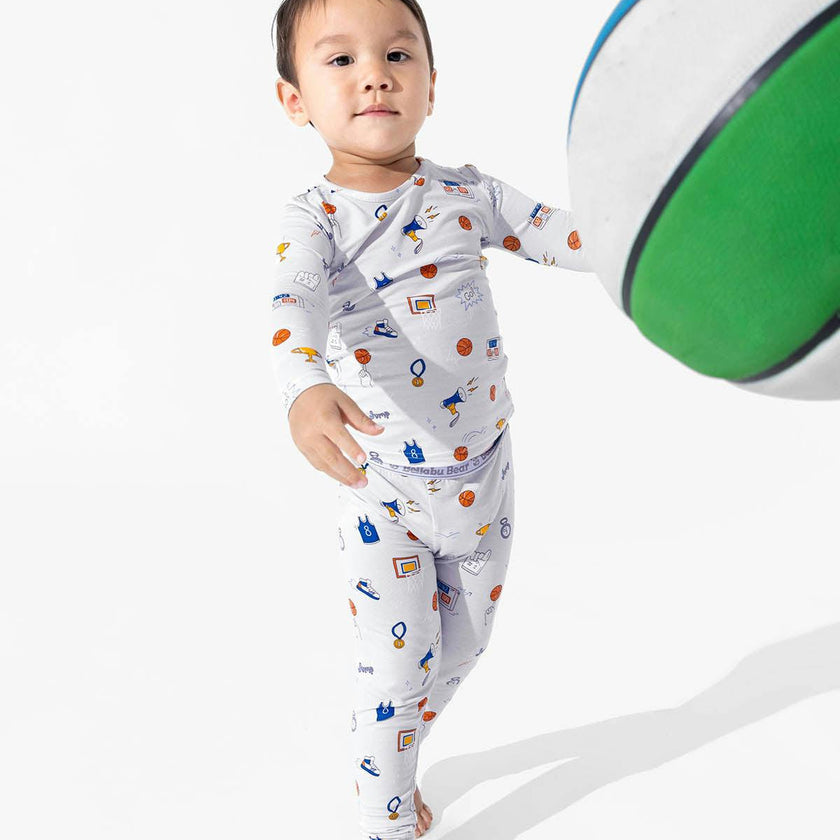 All Star Basketball Bamboo Kids Pajamas