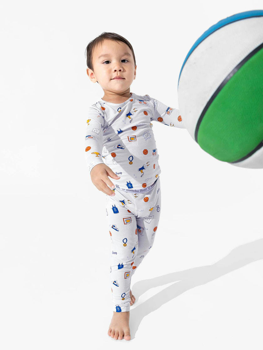 All Star Basketball Bamboo Kids Pajamas