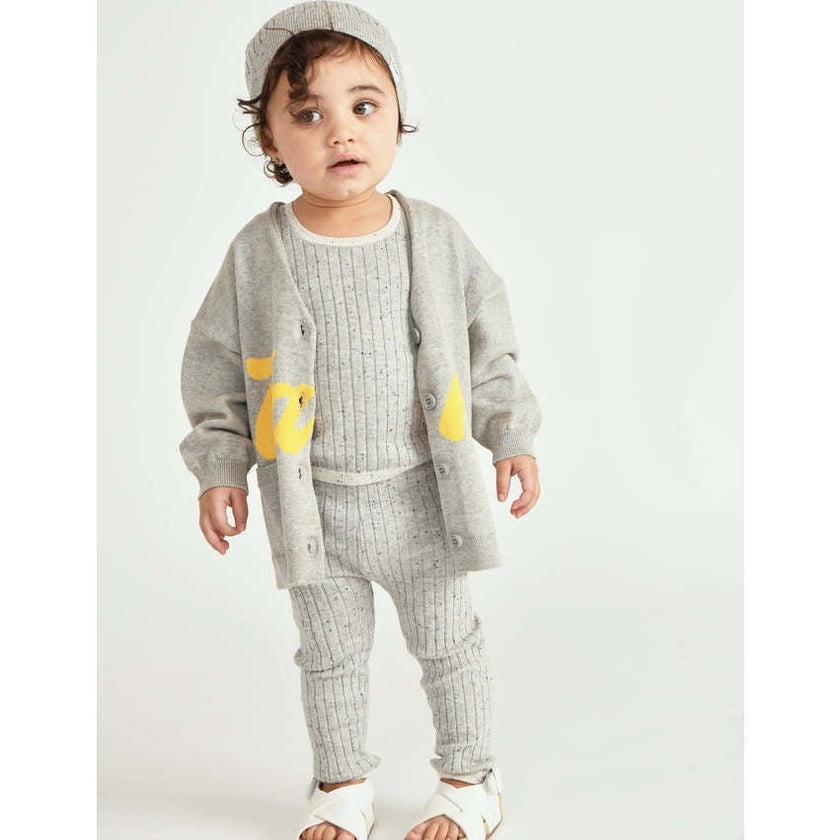 Baby My Boxy Cotton V-Neck Cardigan