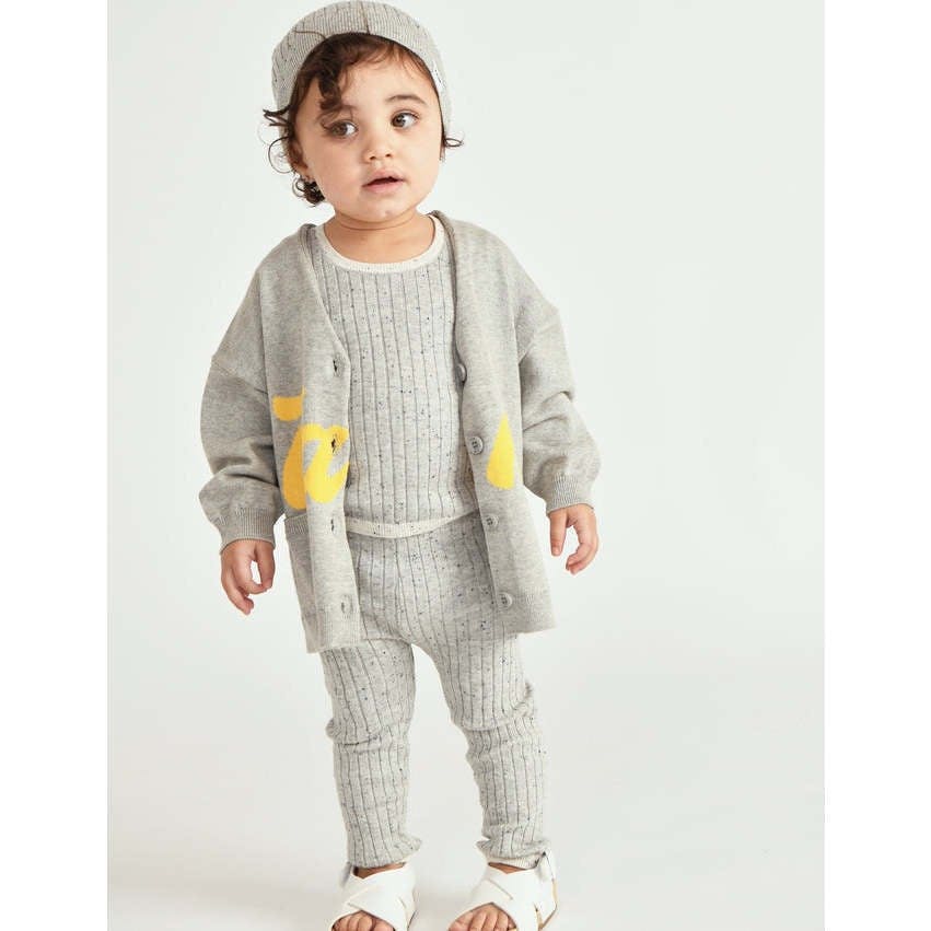 Baby My Boxy Cotton V-Neck Cardigan