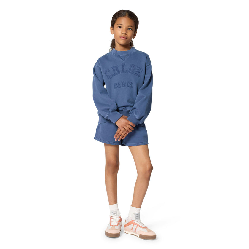 Navy Blue Drawstring Shorts