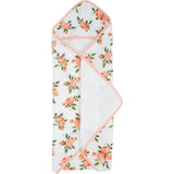 Infant Hooded Towel - Watercolor Roses
