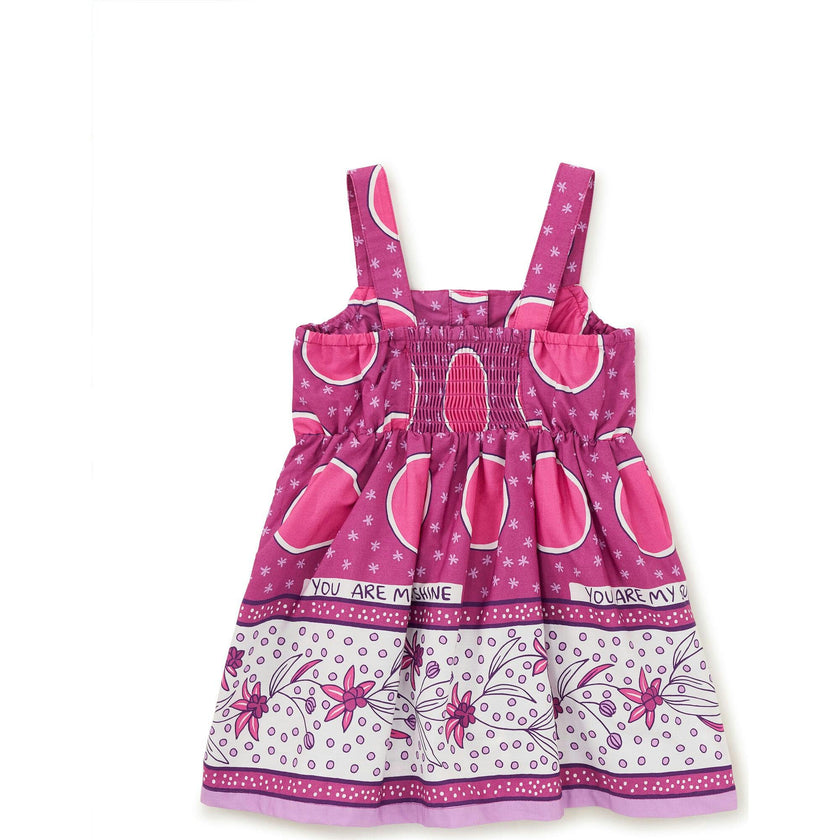 Sleeveless Button Front Dress, Pink