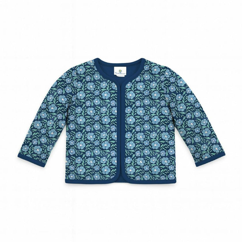 Floral Print Quilted Jacket