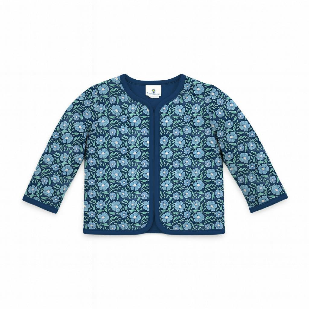 Floral Print Quilted Jacket