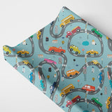Print Organic Changing Pad Cover