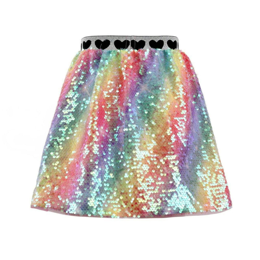 Shimmer Rainbow Sequin Skirt