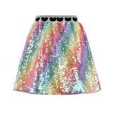 Shimmer Rainbow Sequin Skirt