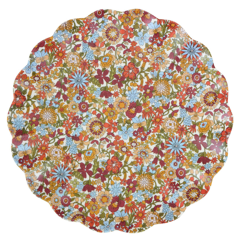 Meri Meri x Liberty Rustic Hues Reusable Large Plates