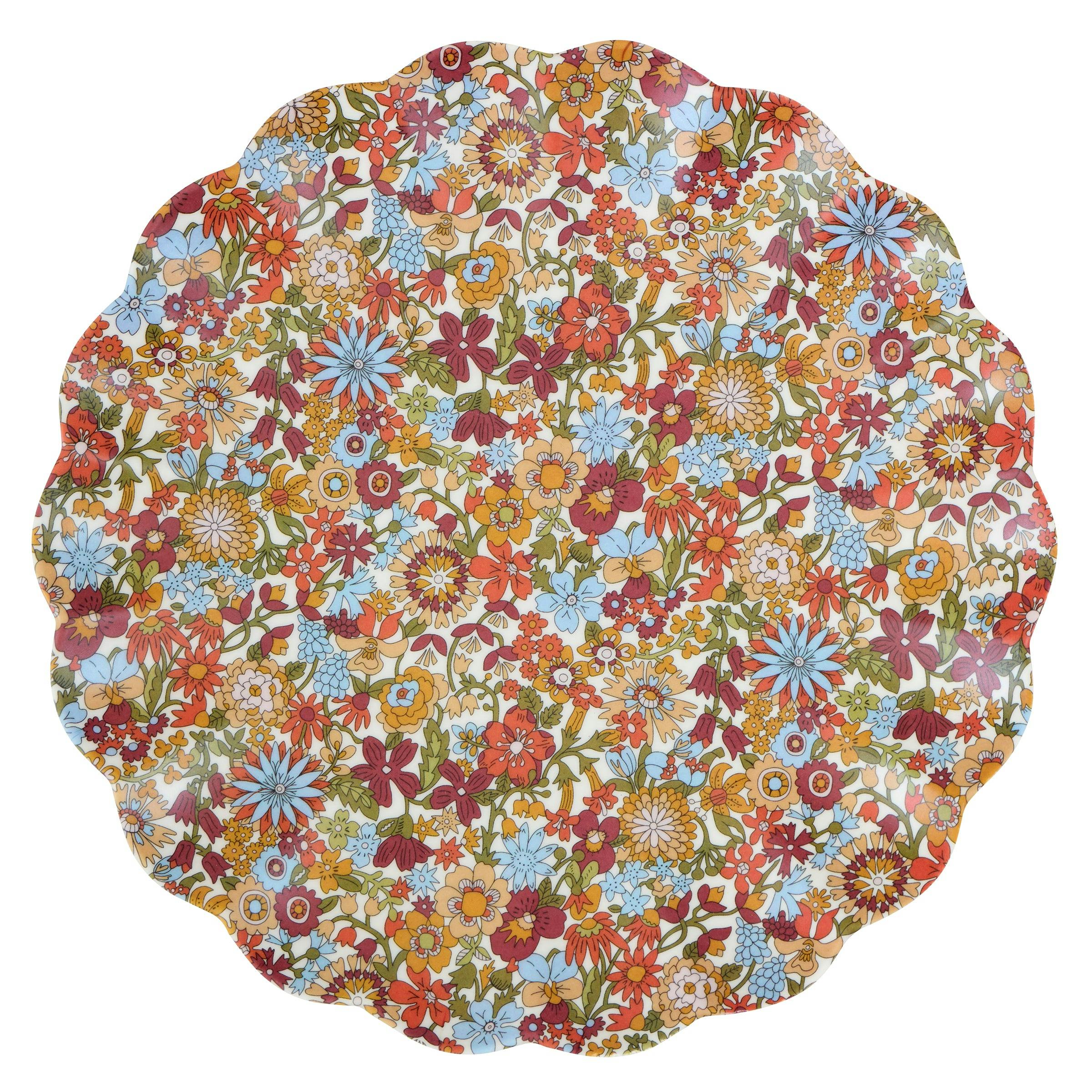 Meri Meri x Liberty Rustic Hues Reusable Large Plates