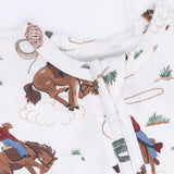 Buckaroo Western - 2 Way Zipper Footie