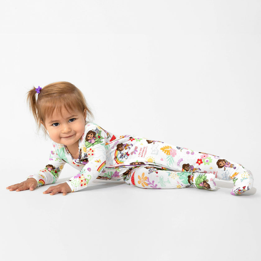 Dora: Tropical Dreams Bamboo Convertible Footie