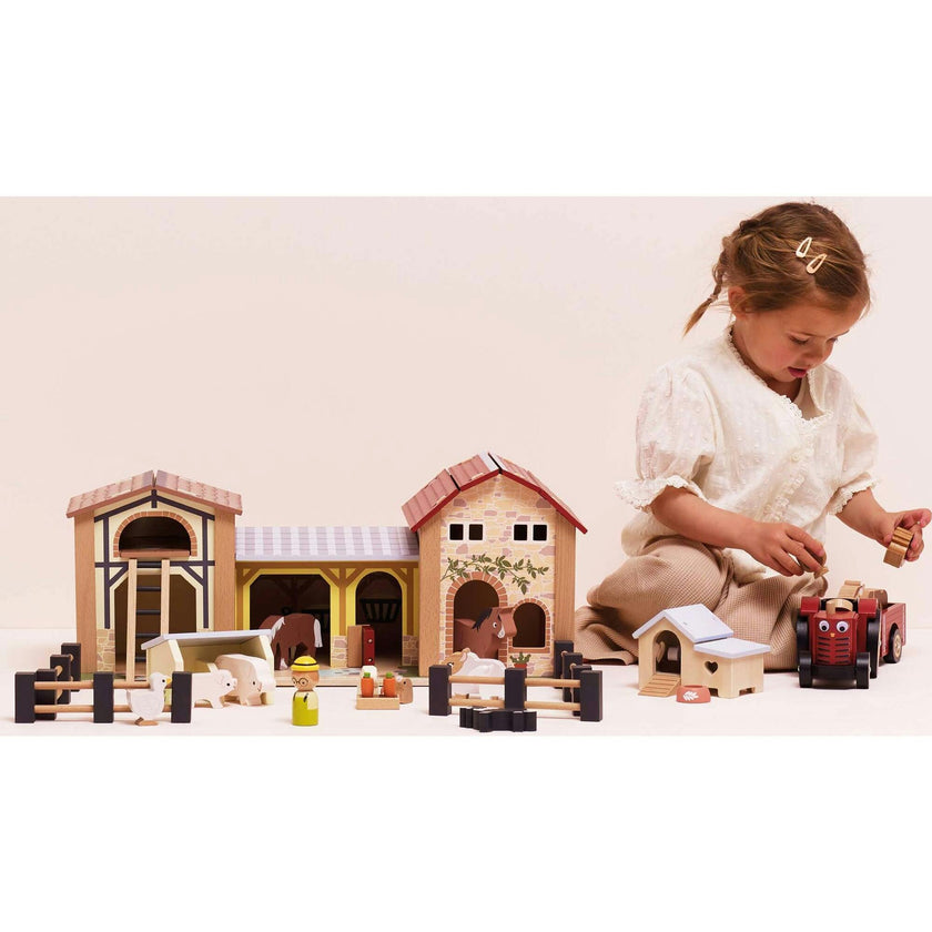 Wooden Farmyard Stables