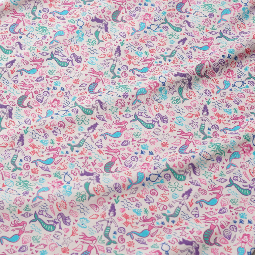 Mermaids Zip Baby Onesie
