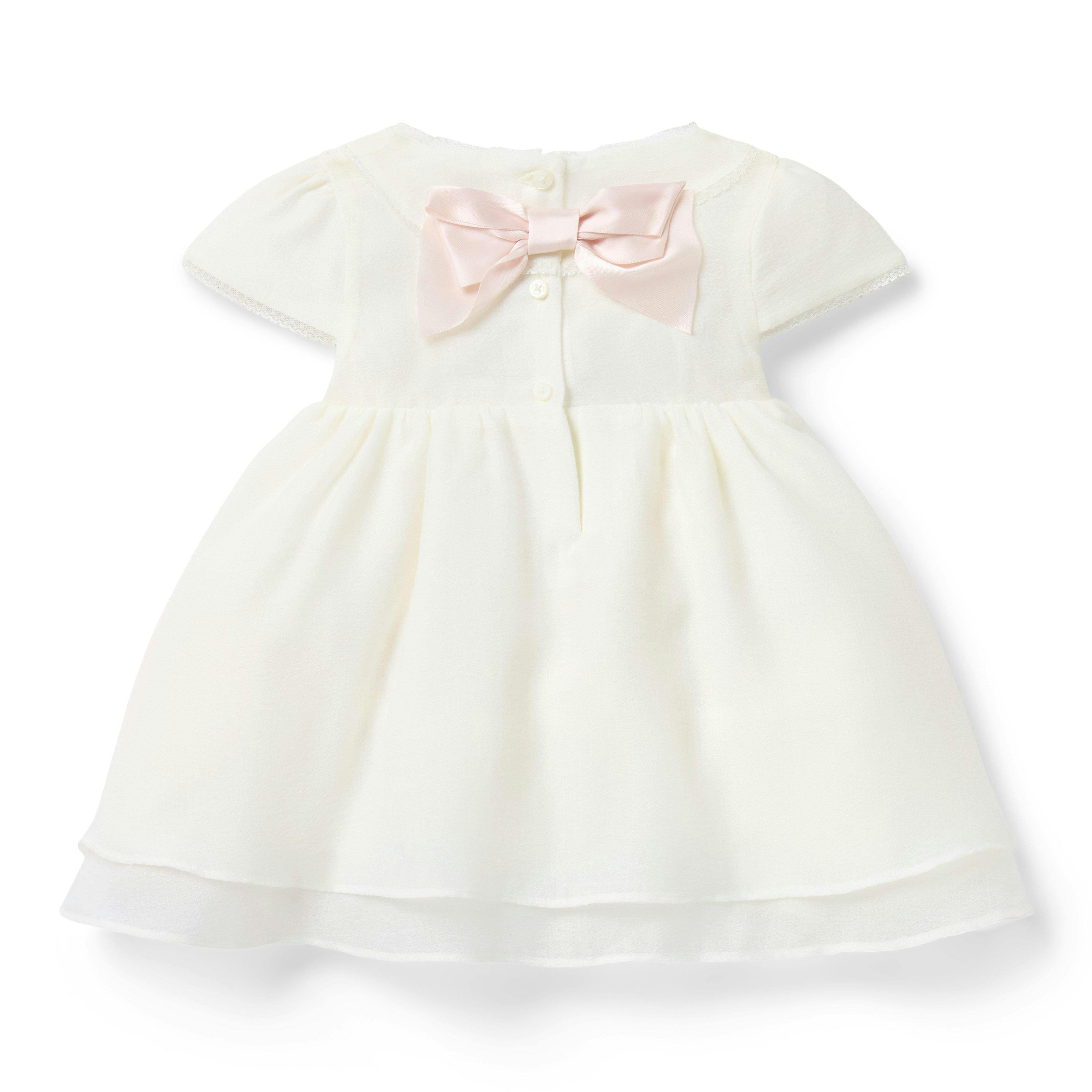 The Organza Occasion Baby Dress, ivory