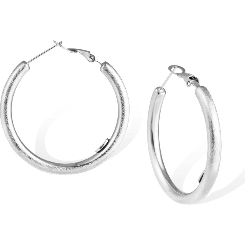 Retro Medium Hoop Earrings