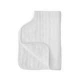 Cotton Muslin Burp Cloth - White