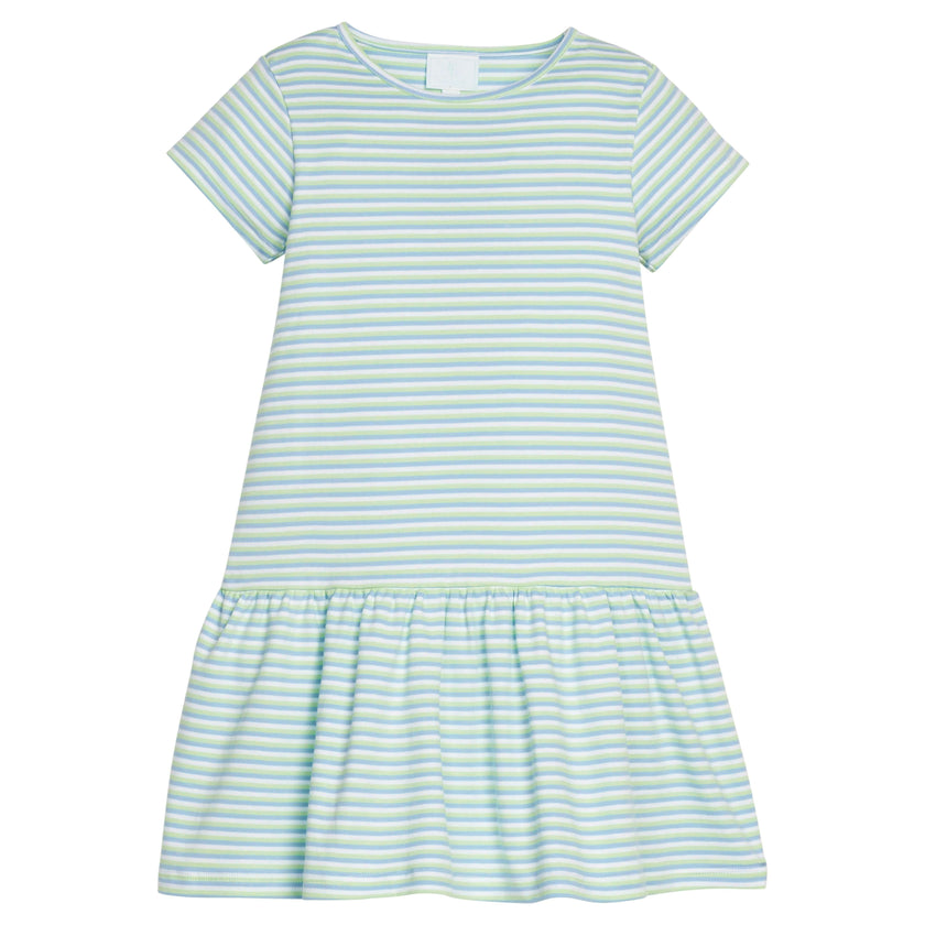 Kari T-Shirt Dress - Greenview Stripe