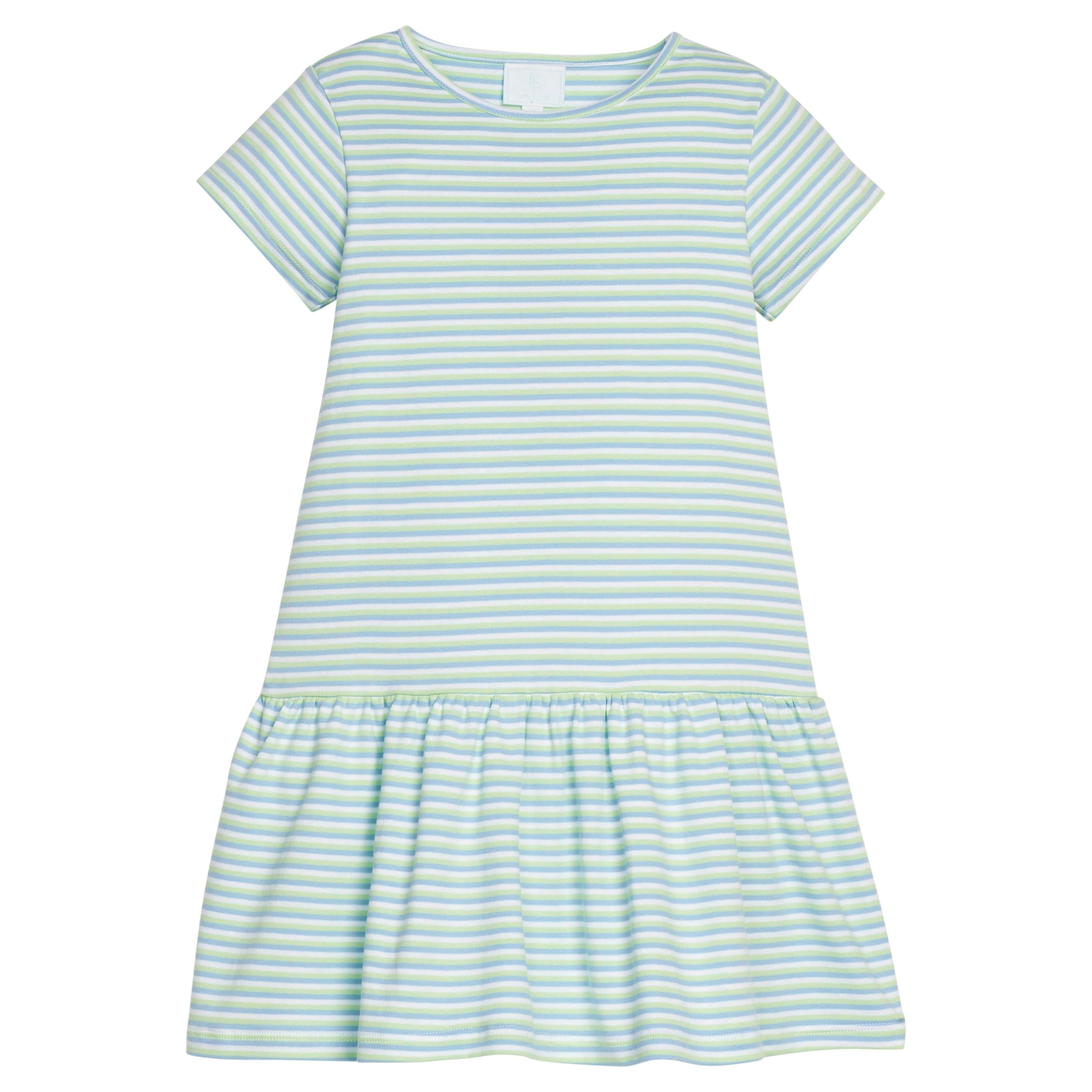 Kari T-Shirt Dress - Greenview Stripe