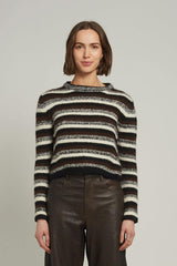 AVA MULTI STRIPE SWEATER