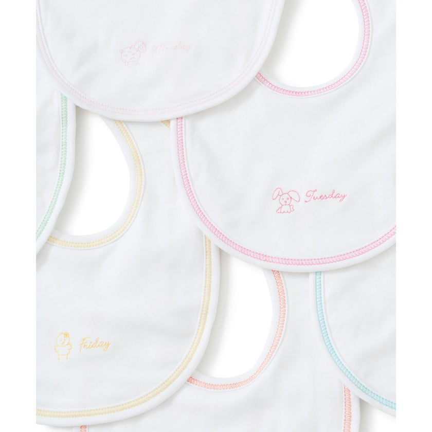 Girls Days of the Week Bibs Set