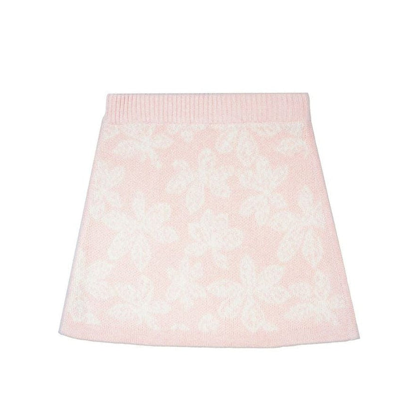 Chestnut Leaves Pencil Skirt | Blush