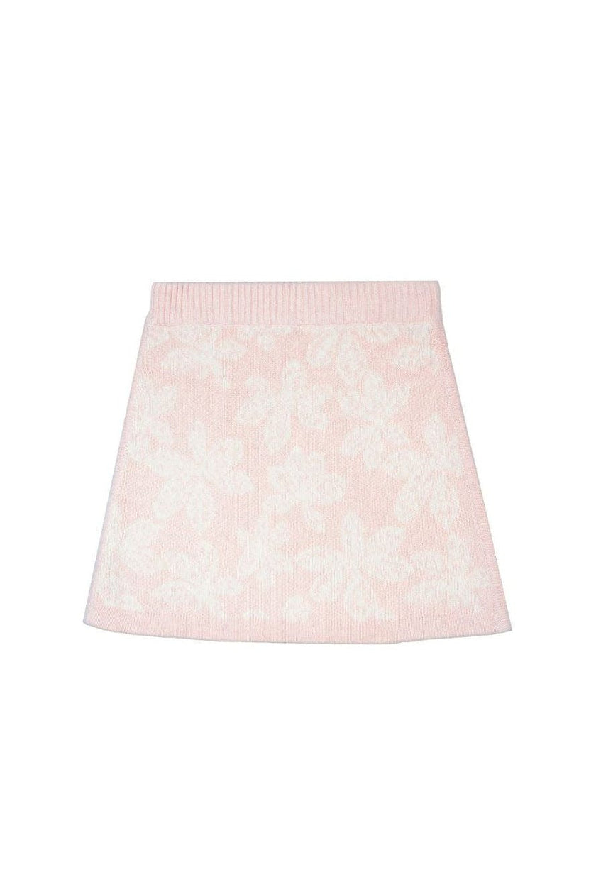 Chestnut Leaves Pencil Skirt | Blush
