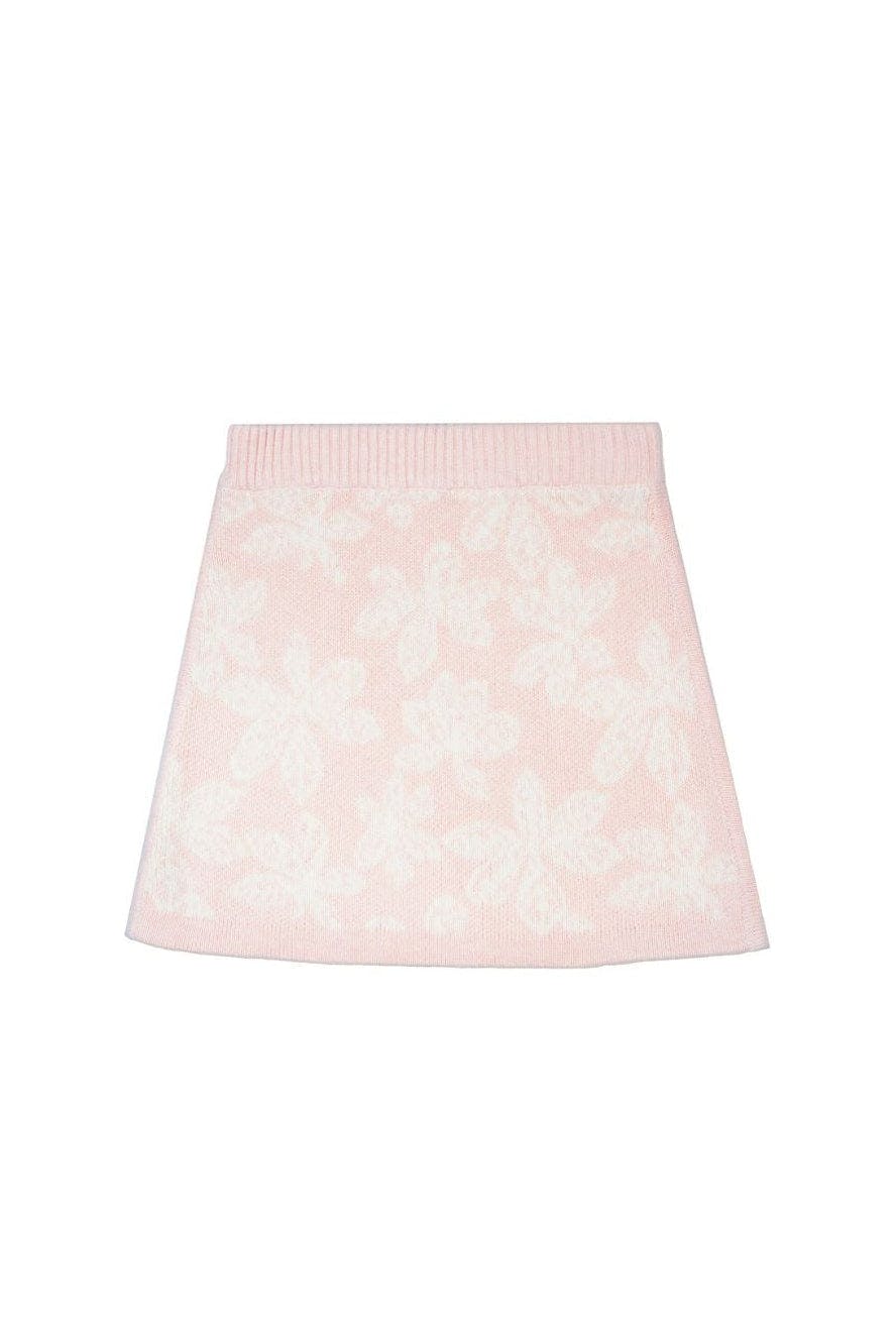 Chestnut Leaves Pencil Skirt | Blush
