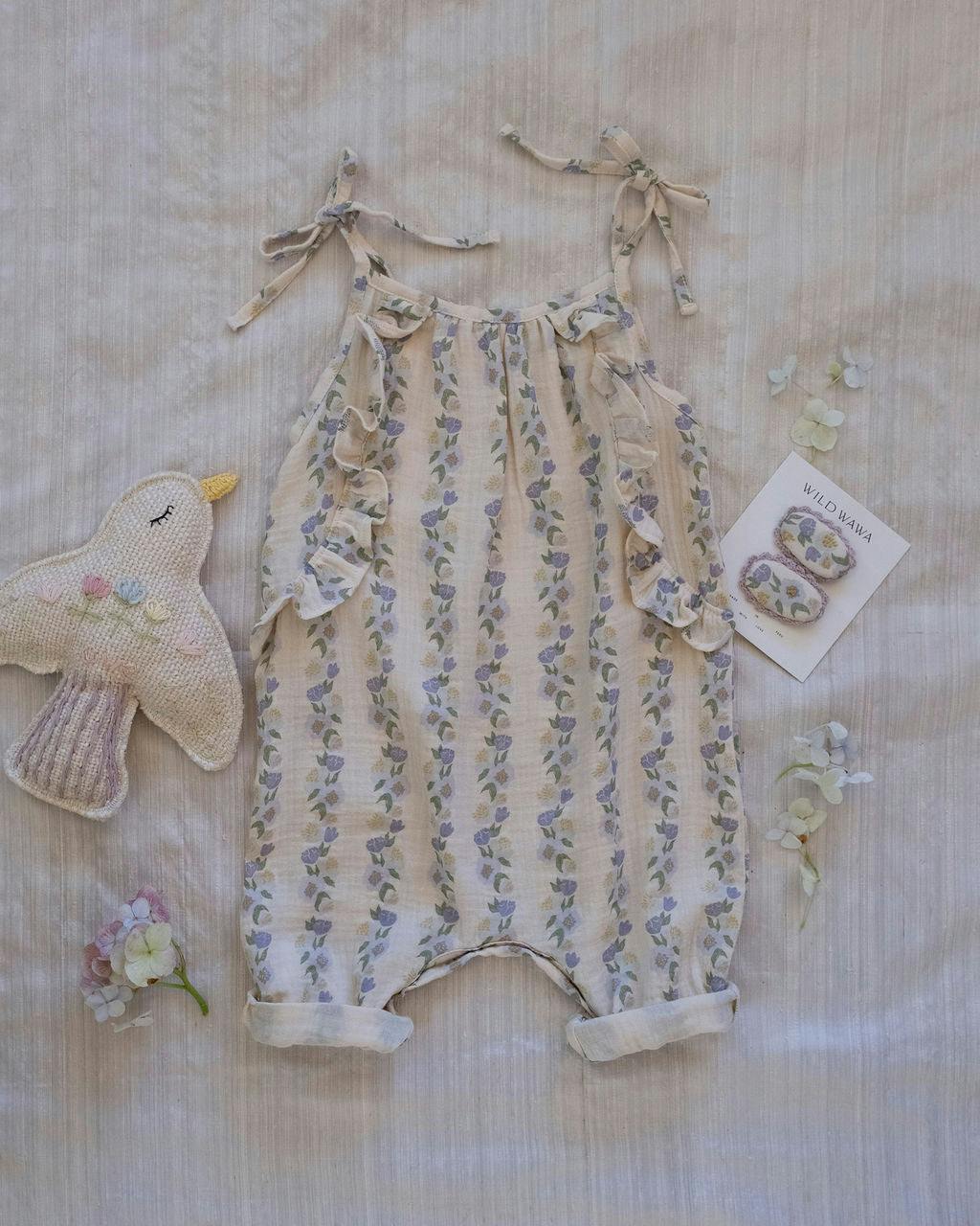 Coco Jumpsuit in Lavender Rose Reverie