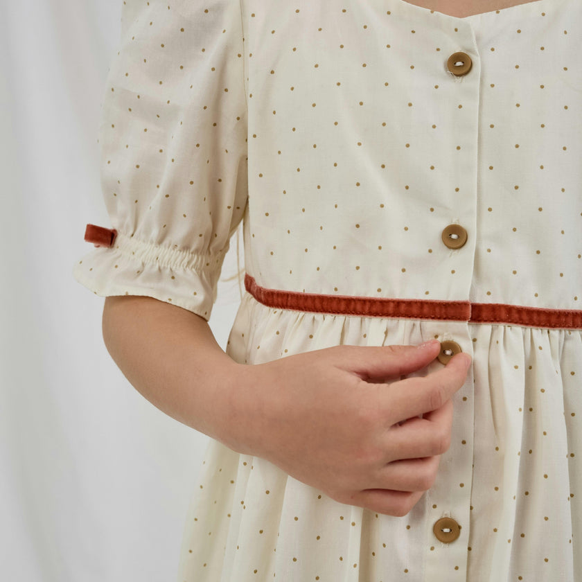 Polka Dots Cotton Dress