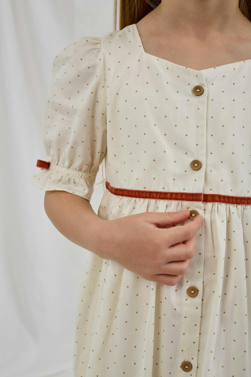 Polka Dots Cotton Dress