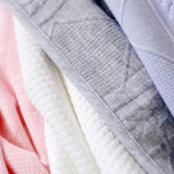 Gray Knit Blanket