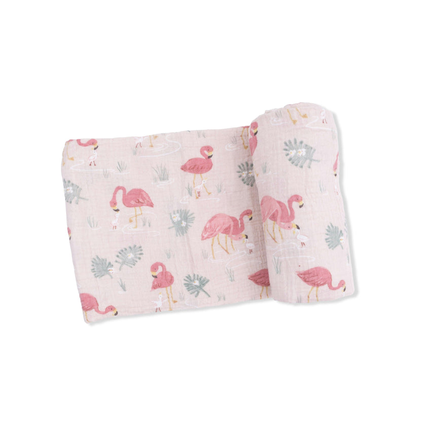 Flamingos - Swaddle Blanket