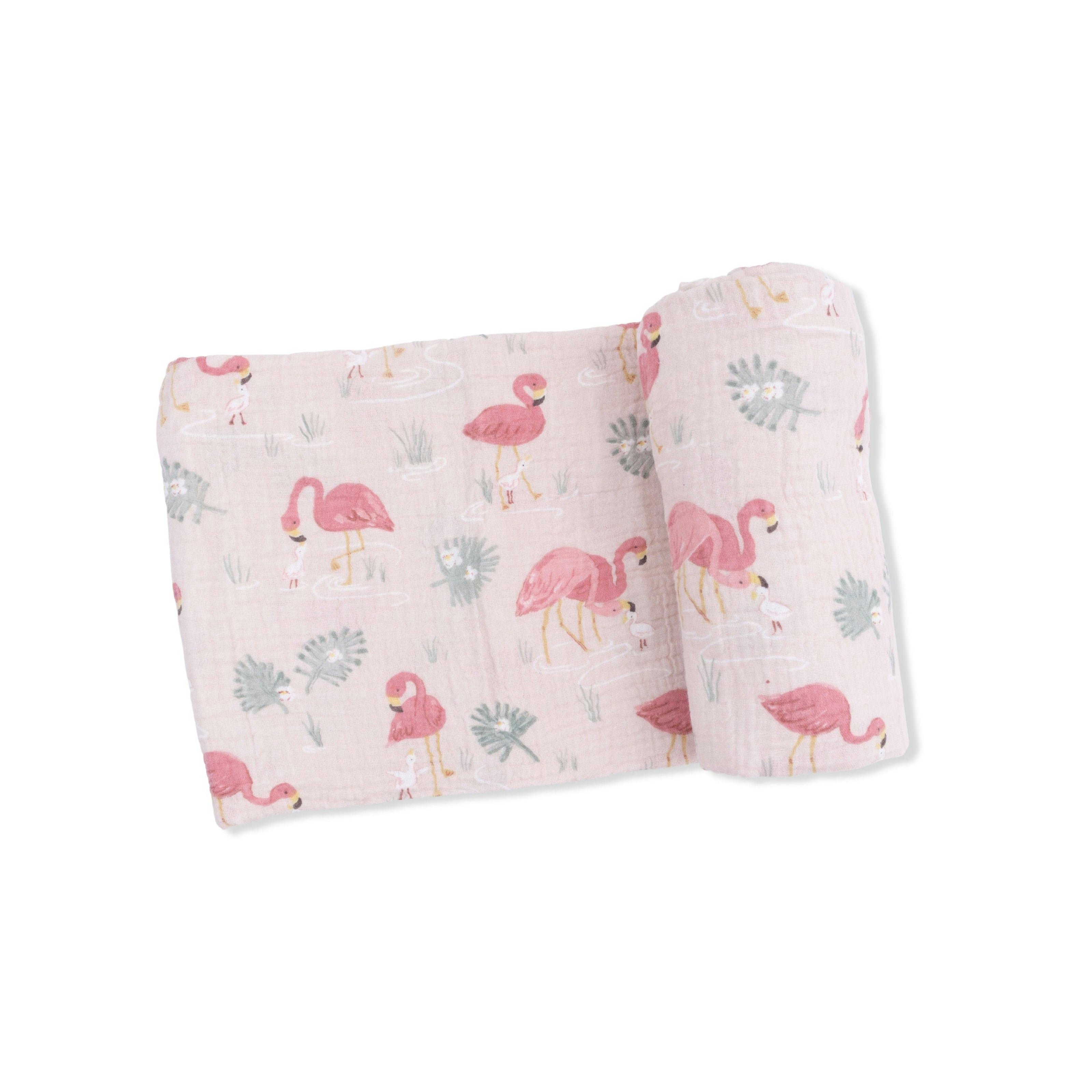 Flamingos - Swaddle Blanket