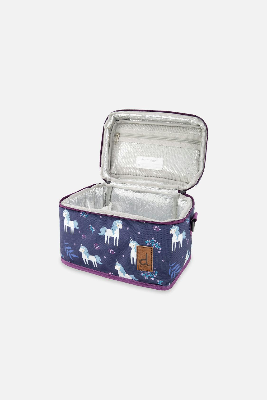 Little Girl Unicorn Organized Spacious Lunch Box