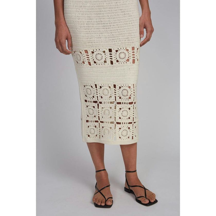 JANA CROCHET SKIRT | IVORY