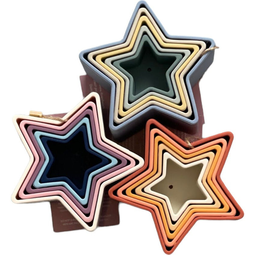 Silicone Stacking Star Cups